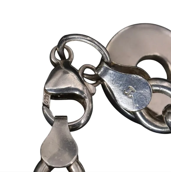 Authentic Tiffany and Co. Sterling Silver Charm Bracelet! - Picture 4 of 14